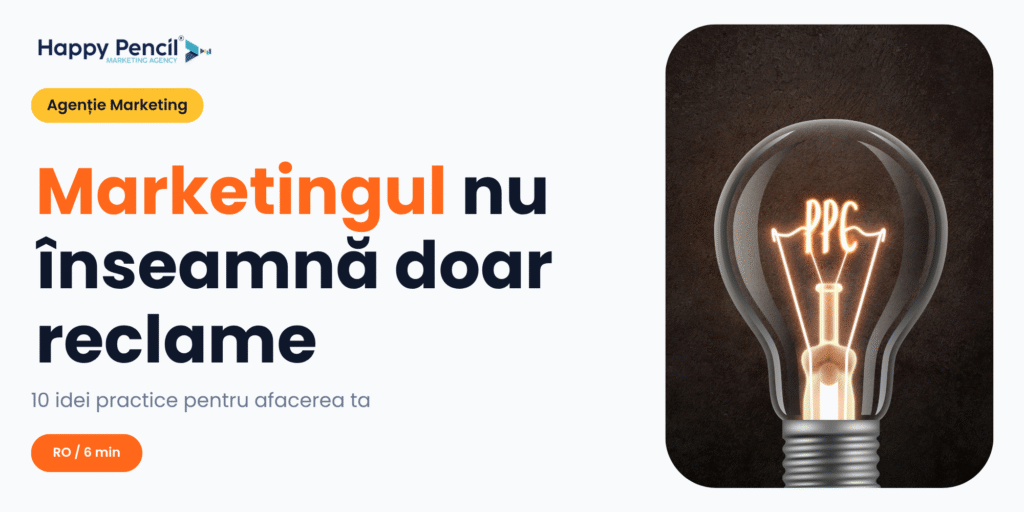 Marketingul nu înseamnă doar reclame, imagine principală pentru articolul Happy Pencil